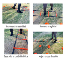 Cargar imagen en el visor de la galería, Set de Agilidad con Escalera y 12 Conos
